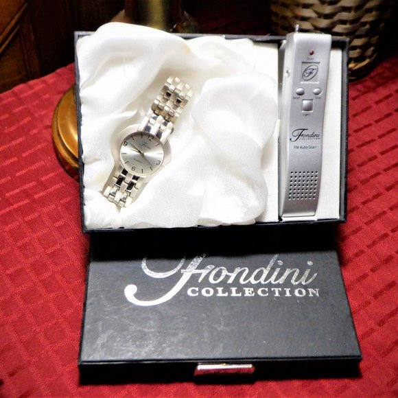 *** Fondini Collection *** ~ Quartz Watch plus FM Radio - Picture 2 of 4